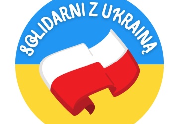 Powiększ obraz: Solidarni z Ukrainą.